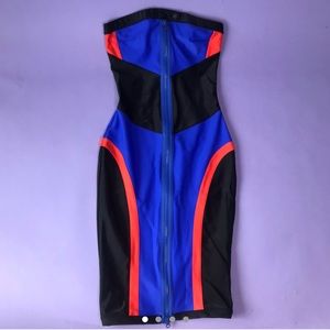 Fenty by Puma Scuba panel biker bodycon dress